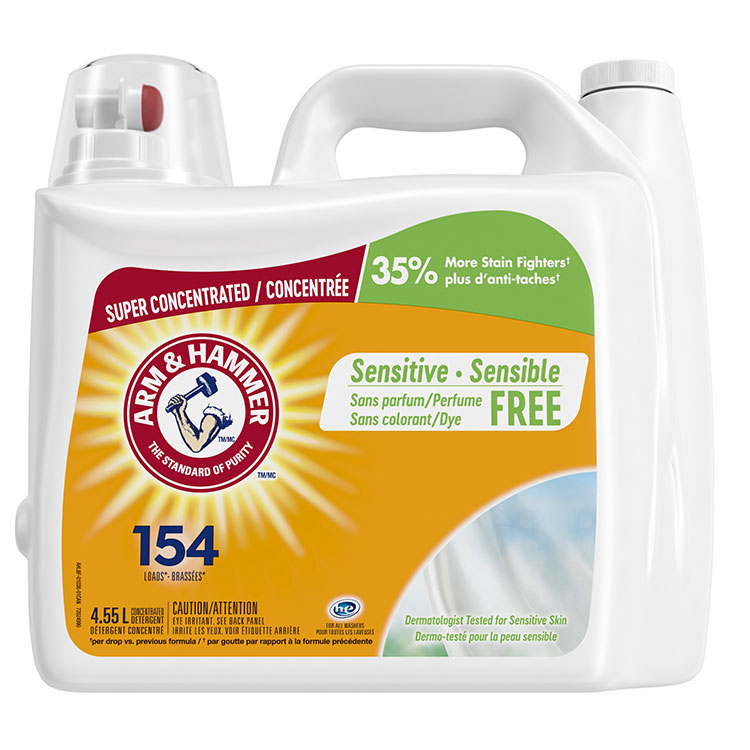 perfume free washing powder