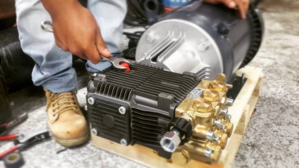 pressure washer pump oil