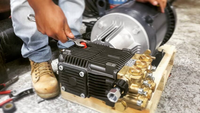 pressure washer pump oil