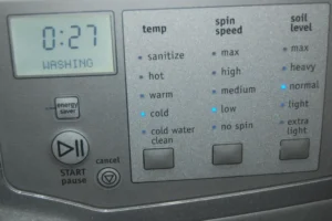 what does soil mean on a washing machine
