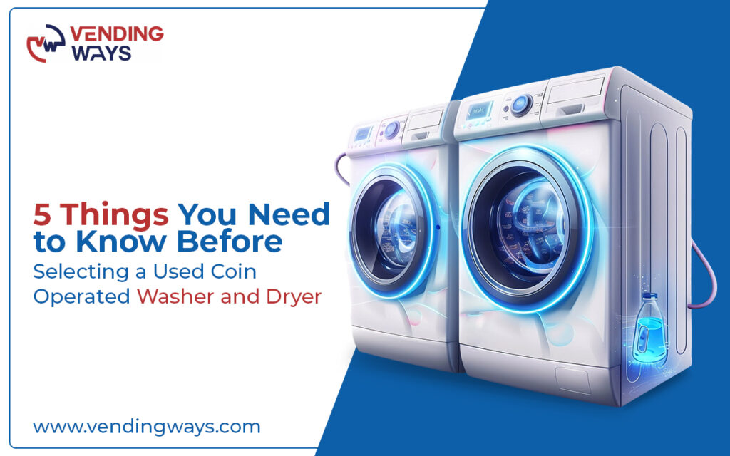 coin operated washer and dryer