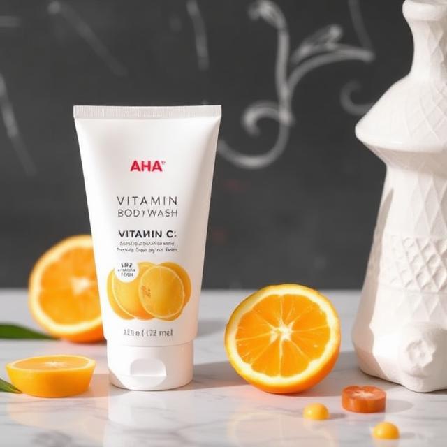 AHA Body Wash W Vitamin C